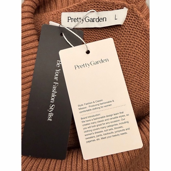 Turtleneck Sweater Womens Large Cozy Bloke Knit Grandpa Chunky Oversize Academia - Picture 5 of 5